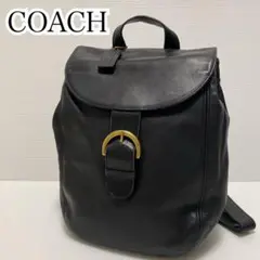 コーチ リュック バックパック グローブレザー プレート付 オールド USA製