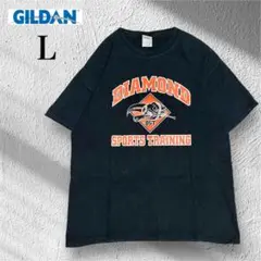 【US古着】GILDAN プリントロゴTシャツ Lサイズ インポート古着