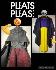 PLEATS PLEASE 変形 羽織タイプ ジレ プリーツプリーズ