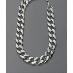 【美品】 JIEDA SWITCHING WIDE CHAIN NECKLACE