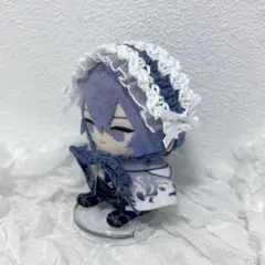 〈Blue〉レースヘッドドレス にじぱぺっと ぬい帽子