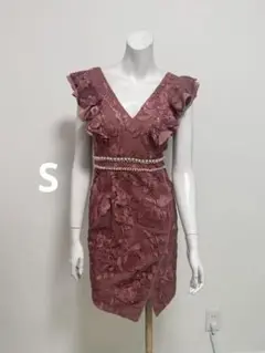 DEA ROBE de FLEURSローブドフルール・ピンクビジュードレス