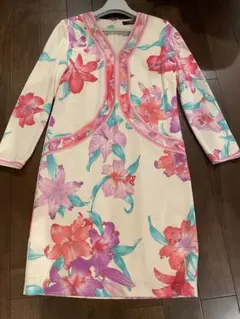 レオナール♡華やかワンピース 40