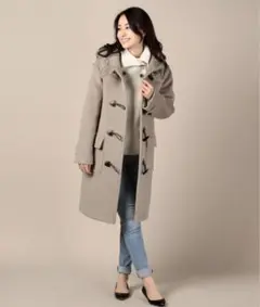 美品 定価18万 OLD ENGLAND クラシックダッフルコート ベージュ