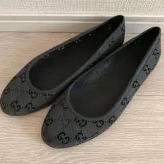 GUCCI グッチ フラットシューズ 36 ブラック