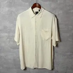 SALE❣️JOSEPH A. BANK シルクシャツ 半袖 アイボリー Lサイ