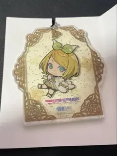 マジミラ2021鏡音リン ラメ入りアクリルキーホルダー