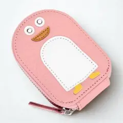 カードケース レディース 子供 本革 じゃばら かわいい ペンギン カード入れ