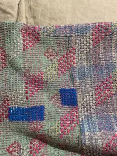 ヴィンテージ ラリーキルト マルチカバー ダイヤ刺繍