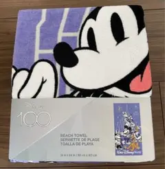 【Disney100】ディズニー 100周年 ビーチタオル