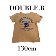 【ダブルビー　ミキハウス】半袖Tシャツ　サーフィン　キッズ　130