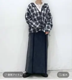【未使用】レプシィム　裏毛加工スカート　今季　完売