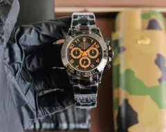 rolex オレンジ クロノグラフ プラスチック 時計