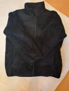 【最終値下げ】ユニクロ　ブラック　ボアジャケット XL