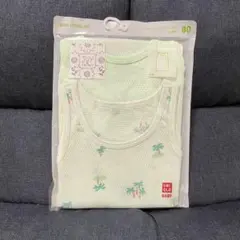 【新品未開封】UNIQLO ベビー 肌着 80cm コットンメッシュタンクトップ