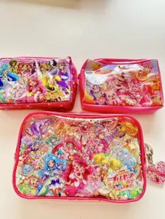 映画プリキュア Loppi購入特典ポーチ3種セット