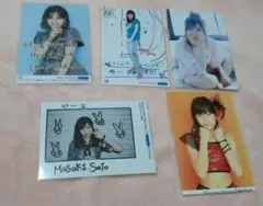モーニング娘。佐藤優樹L版５枚セット