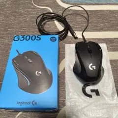 ロジクール G300s ゲーミングマウス USB 光学式マウス 黒 青　美品