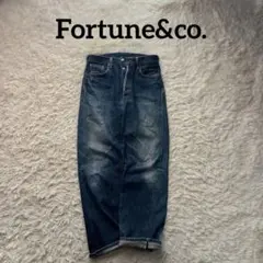 Fortune&co. セルヴィッチ デニム 裏リベ レザーパッチ 縦落ち