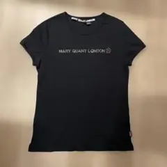 ☆MARY QUANT ラインストーンロゴ入りTシャツ☆