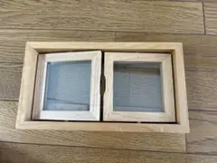 木製ディスプレイボックス ガラス蓋付き