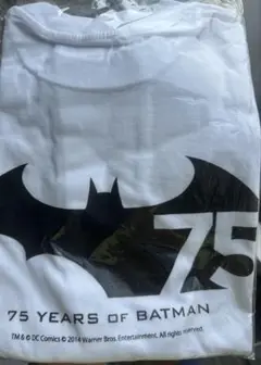 【値下げ】バットマン75周年記念DC当選品　未開封バットマンTシャツ