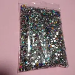 即日発送 ラインストーン 約1万粒 レインボー 3mm