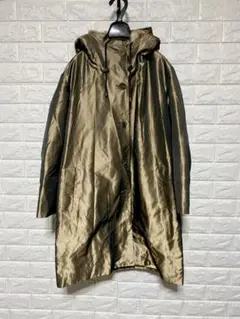 012■JIL SANDER■ナイロンフードコート ミンク毛皮 イタリア製 34