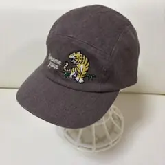◆新品・未使用◆graniph グラニフ　トラ刺繍 ダークグレーキャップ
