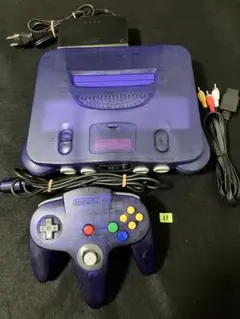 ニンテンドー64 完動品　ミッドナイトブルー　本体セット