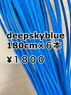 グラブレース　deep sky blue 180cm×６本