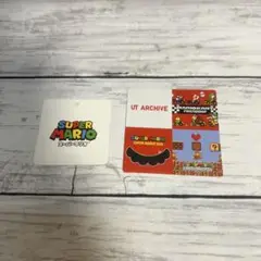 Nintendo super Mario タグカード2枚セット