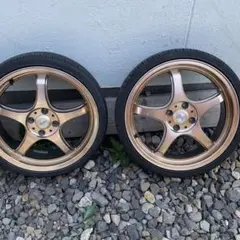 5ZIGEN 16インチ×6J＋45 美品 タイヤおまけ 5ZIGEN タイヤ ホイール セット（5ZIGEN（リム径（インチ）16