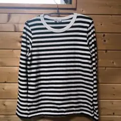 ボーダーカットソー 長袖　プラステ　アルモリュクス