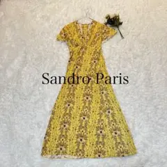 Sandro Parisサンドロパリス Long printed dress
