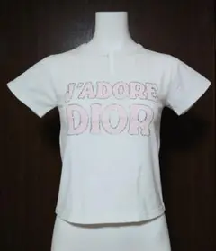 Dior ディオール トロッター Tシャツ トップス ラインストーン Y2K