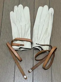 エルメスカシミアベージュ 手袋 指先まで温かくお洒落に♪】エルメス☆手袋 (HERMES/手袋