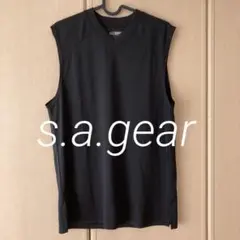S.a.gear エスエーギア　メンズ　トップス　スポーツ　ノースリーブ　シャツ