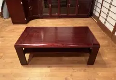 カリモクのセンターテーブル 下部棚付き(W119cm✖︎D60cm✖︎H42cm)