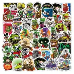 ラットフィンク 防水ステッカー 50枚 Ratfink 車 バイク アウトドア1