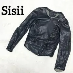 319 Sisii ライダースジャケット 黒 レディース