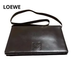 LOEWE アナグラム レザーショルダーバッグ