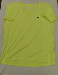 UNDER ARMOUR 蛍光イエロー 半袖ウェア LG