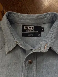 Polo by Ralph Lauren シャンブレーウエスタンシャツ M米国製