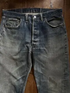 60s levi's 501 BIGE（ビッグE）W88cm鬼ヒゲハチノス