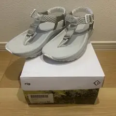 【新品未使用】rig mguu リカバリーサンダル24cm GRAY