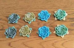 薔薇のカボション 8個セット