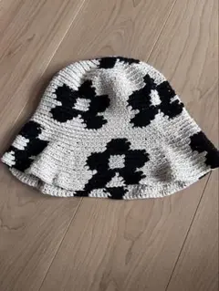 クロッシュハット　花柄
