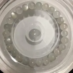 グリーンムーンストーン　ムーンストーンMIXブレスレット　7ミリ