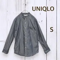 ユニクロ/エクストラファインコットンブロードスタンドカラーシャツ/長袖シャツ/綿